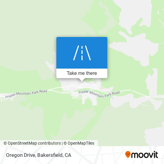 Oregon Drive map