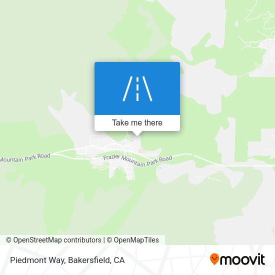 Mapa de Piedmont Way