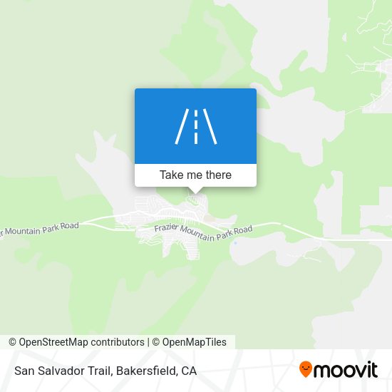 Mapa de San Salvador Trail