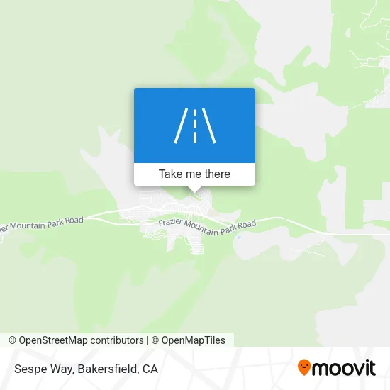 Sespe Way map