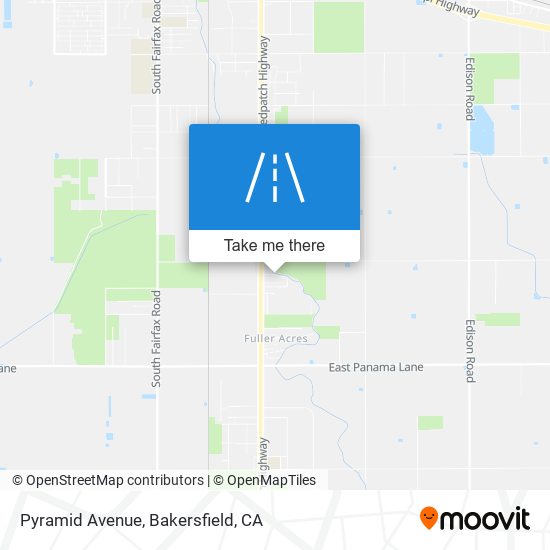 Pyramid Avenue map