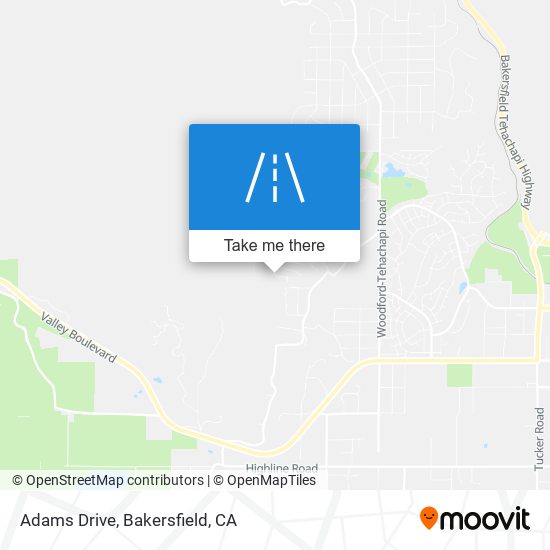 Mapa de Adams Drive