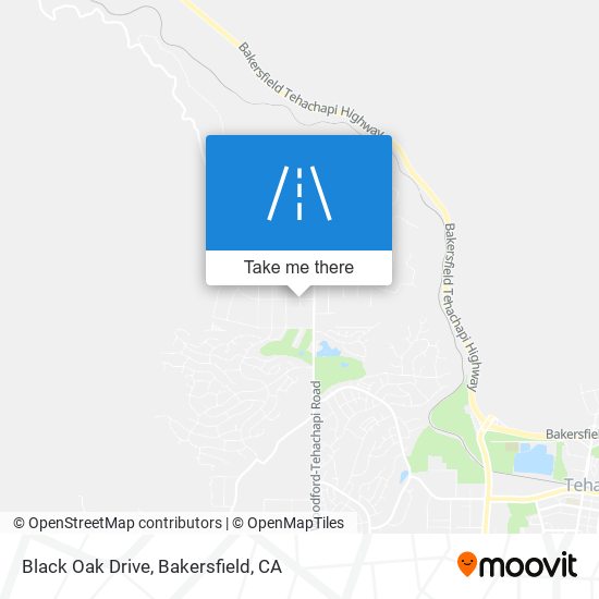 Black Oak Drive map