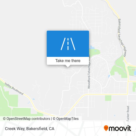 Mapa de Creek Way