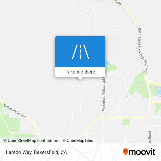 Laredo Way map