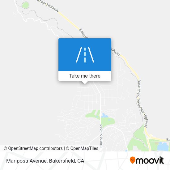 Mariposa Avenue map