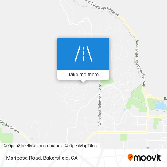 Mapa de Mariposa Road