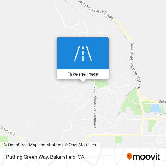 Putting Green Way map