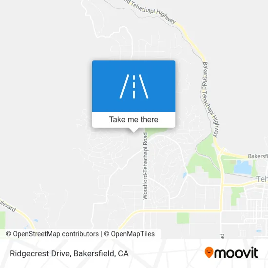 Ridgecrest Drive map