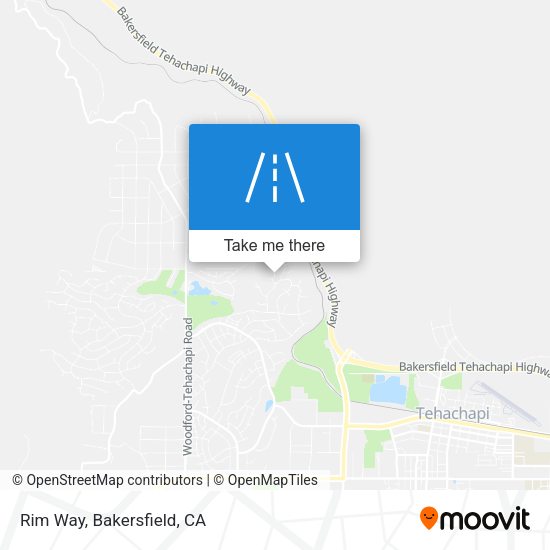 Rim Way map