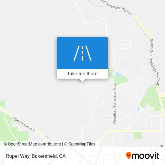 Rupel Way map