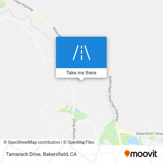 Tamarack Drive map