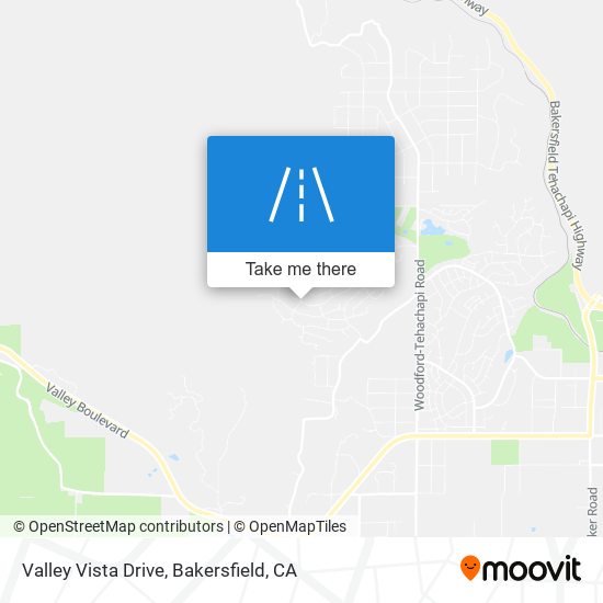 Valley Vista Drive map