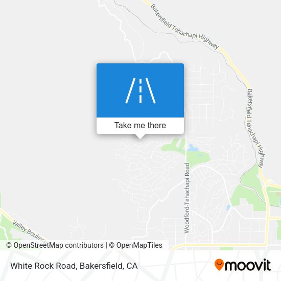 White Rock Road map