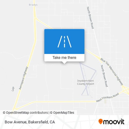 Bow Avenue map