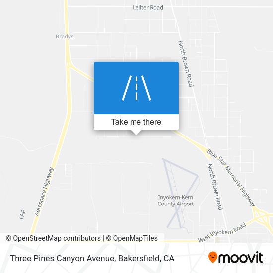 Three Pines Canyon Avenue map