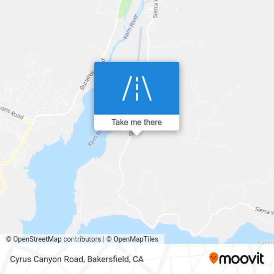 Mapa de Cyrus Canyon Road