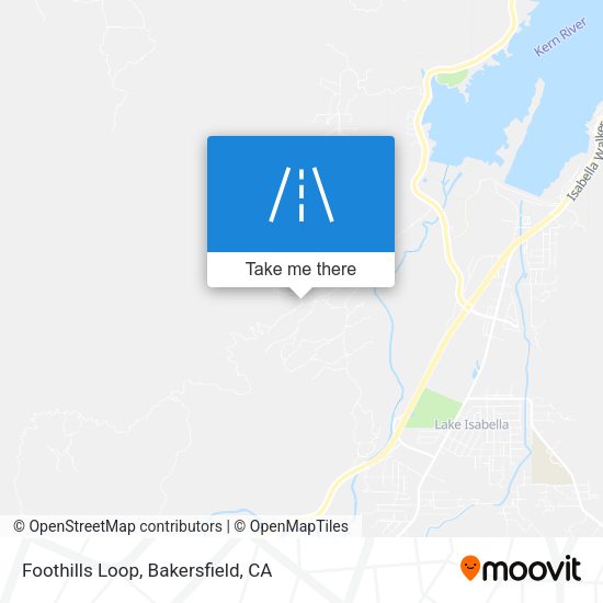 Mapa de Foothills Loop
