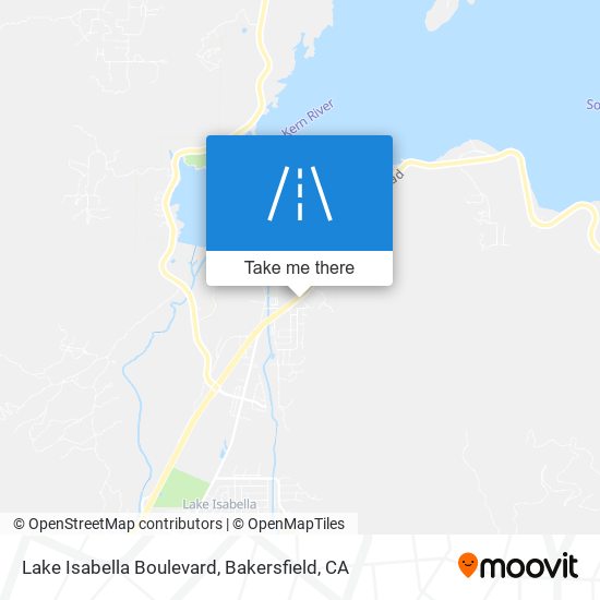 Lake Isabella Boulevard map