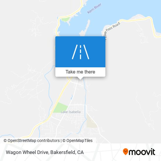 Wagon Wheel Drive map