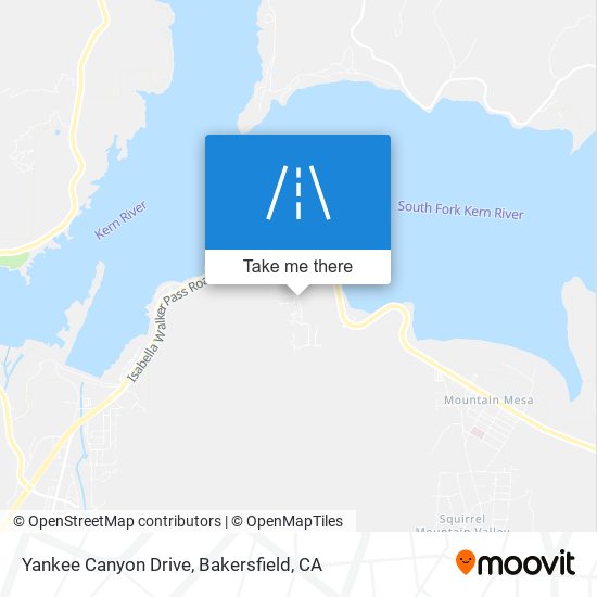 Yankee Canyon Drive map