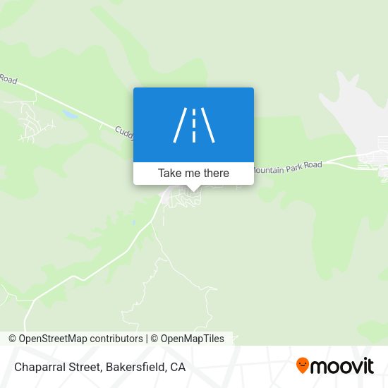 Chaparral Street map