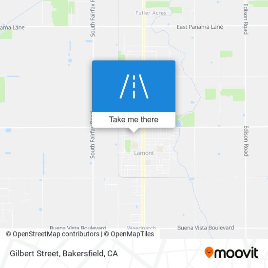 Gilbert Street map