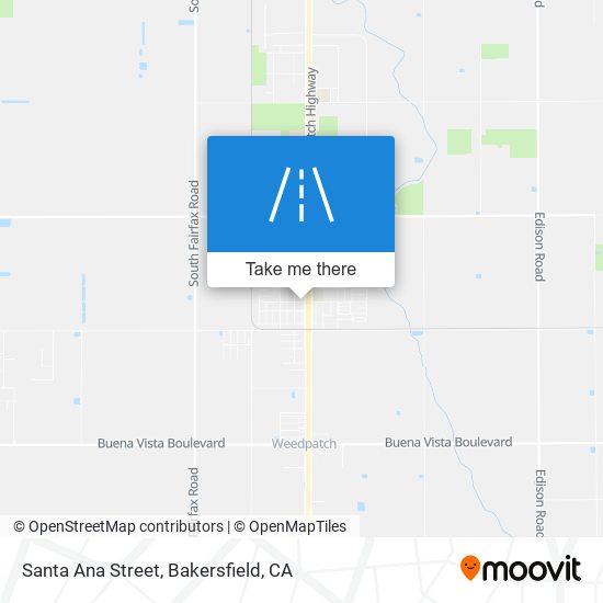 Santa Ana Street map