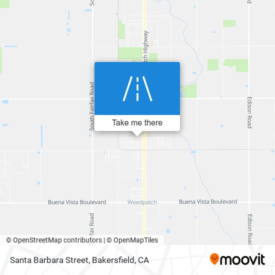 Mapa de Santa Barbara Street