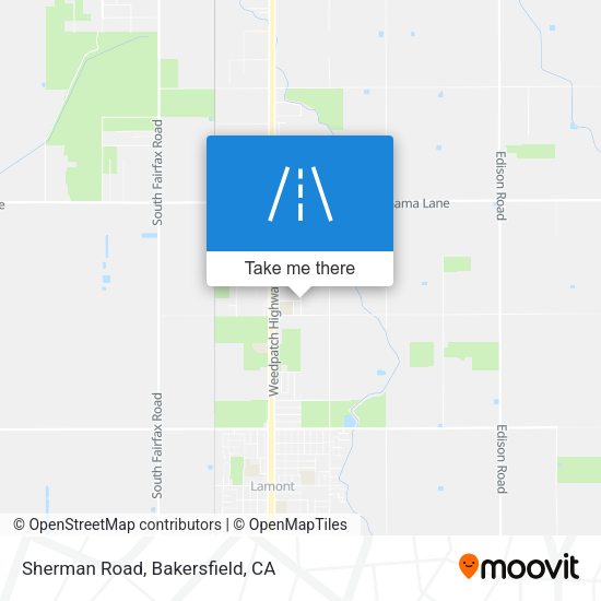 Sherman Road map