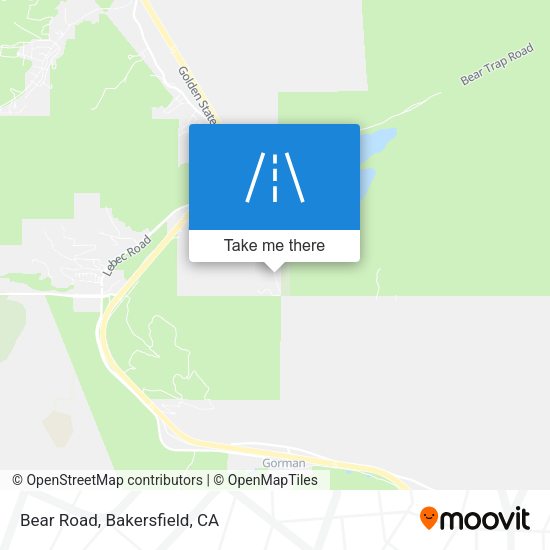 Mapa de Bear Road