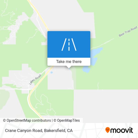 Mapa de Crane Canyon Road