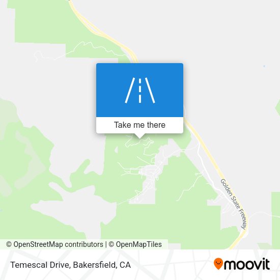 Temescal Drive map