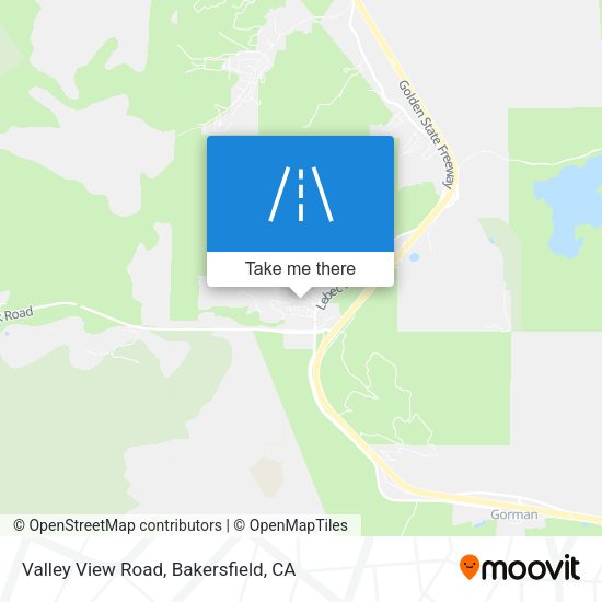 Valley View Road map
