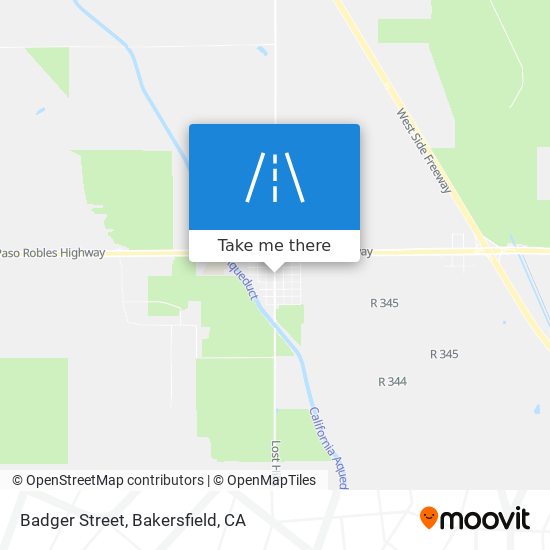 Badger Street map