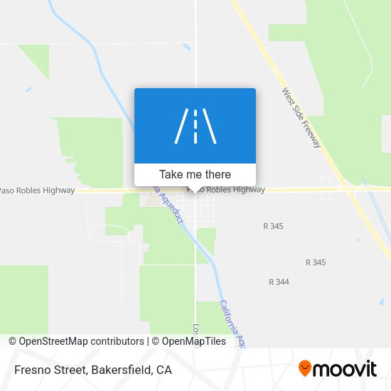 Mapa de Fresno Street
