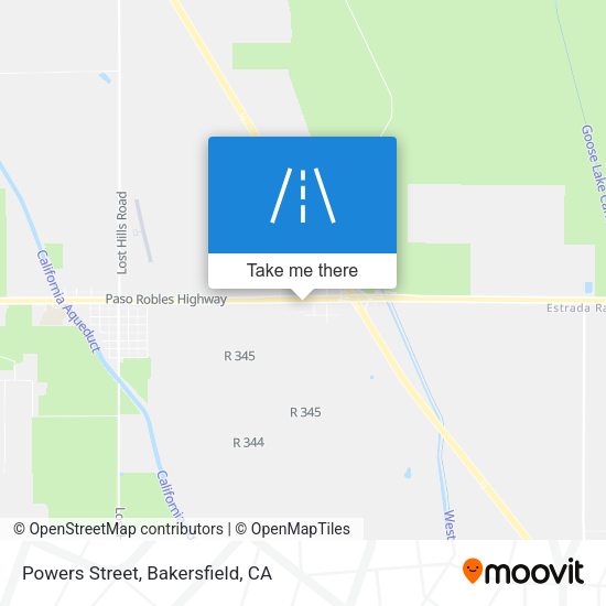 Powers Street map