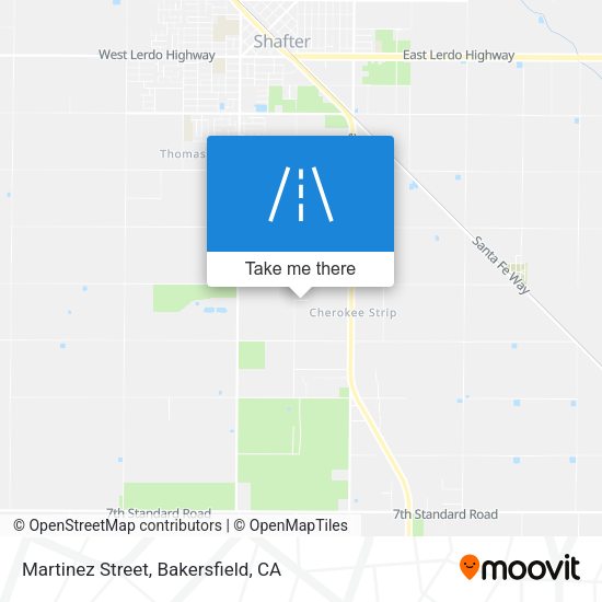 Martinez Street map