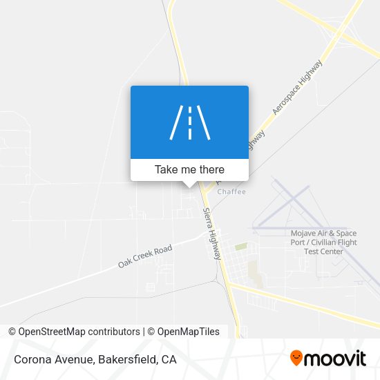 Mapa de Corona Avenue