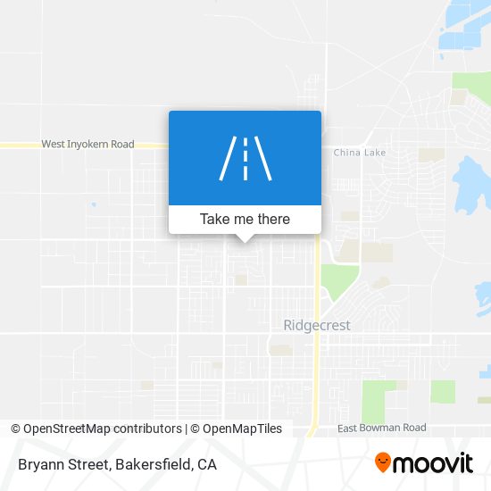 Bryann Street map
