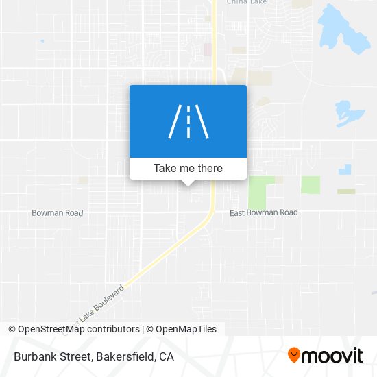 Burbank Street map