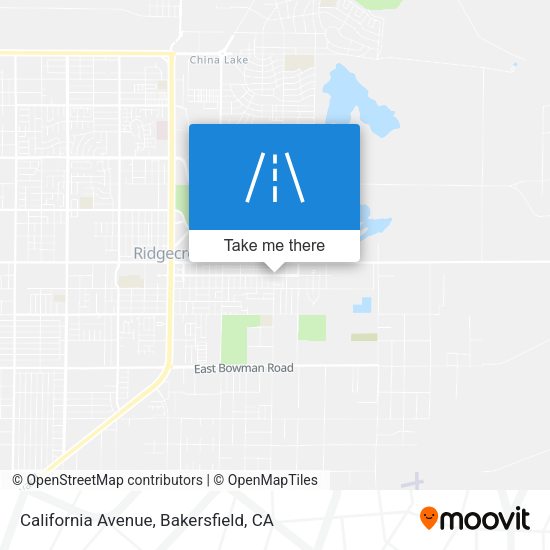 California Avenue map