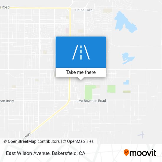 East Wilson Avenue map