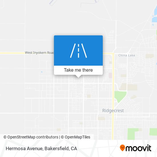 Hermosa Avenue map