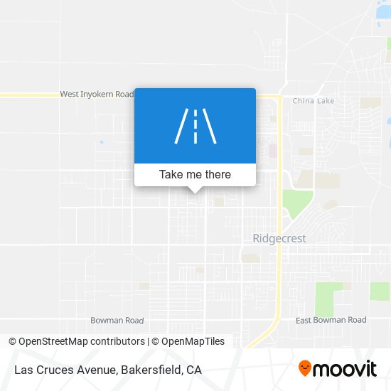 Las Cruces Avenue map