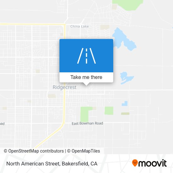 North American Street map