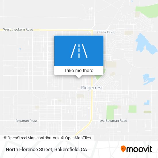 North Florence Street map