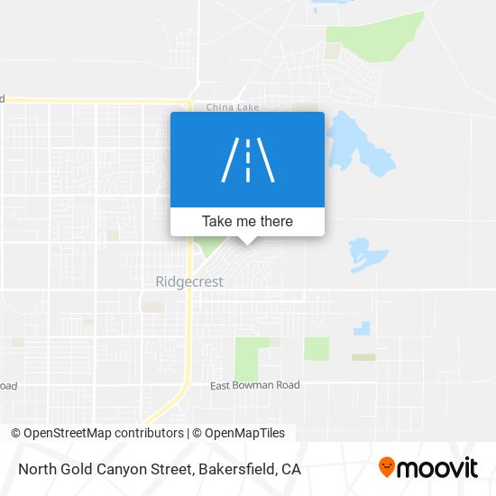 North Gold Canyon Street map