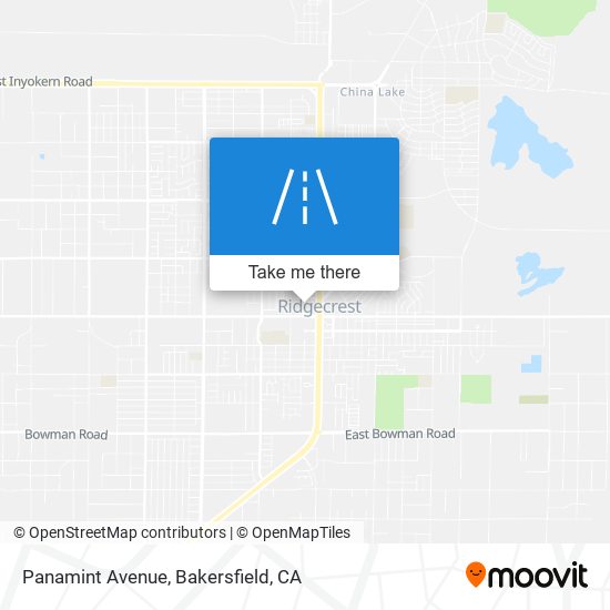 Panamint Avenue map