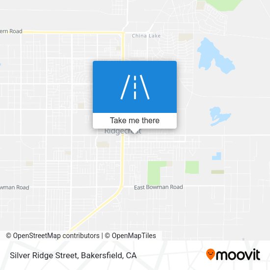 Silver Ridge Street map